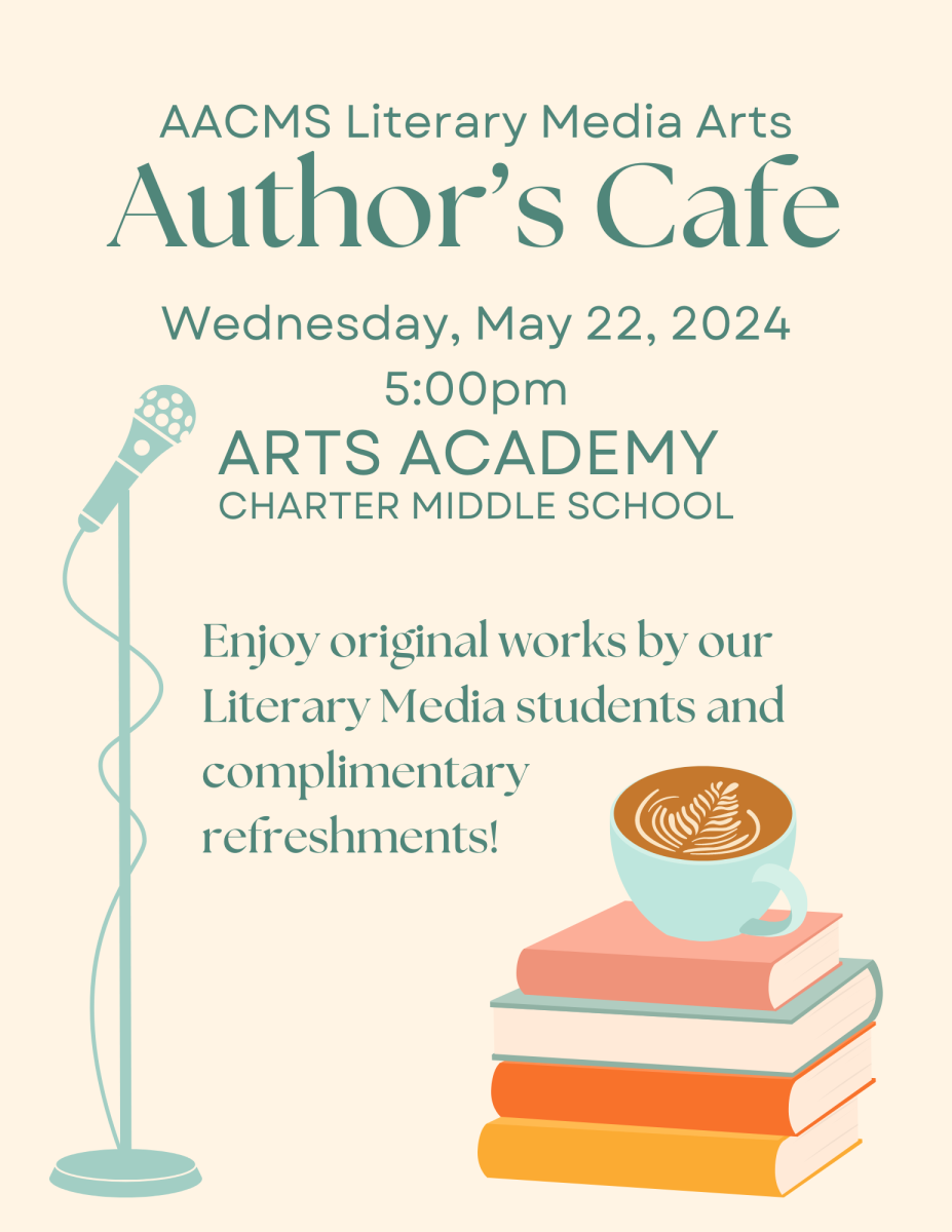 Author's Cafe Flyer with link to PDF
