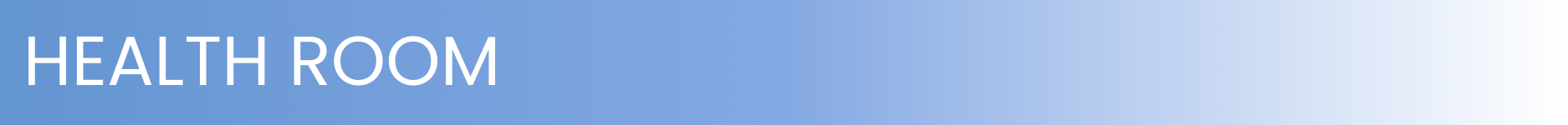 Health Room Header