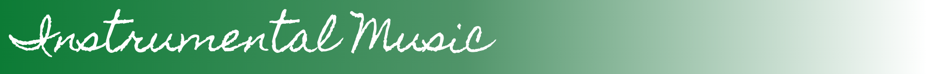 Instrumental Music Header