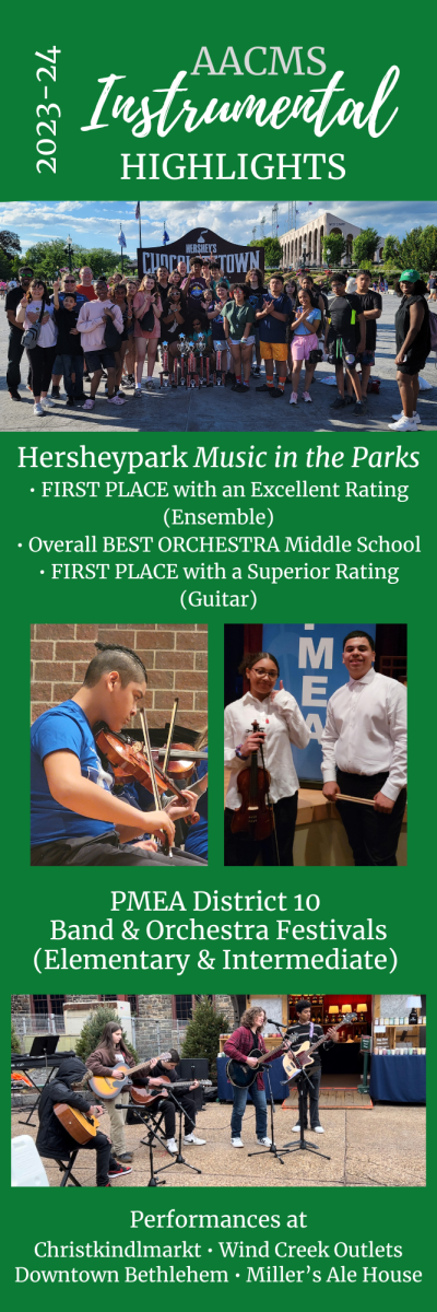 2023-24 AACMS Instrumental Highlights Graphic