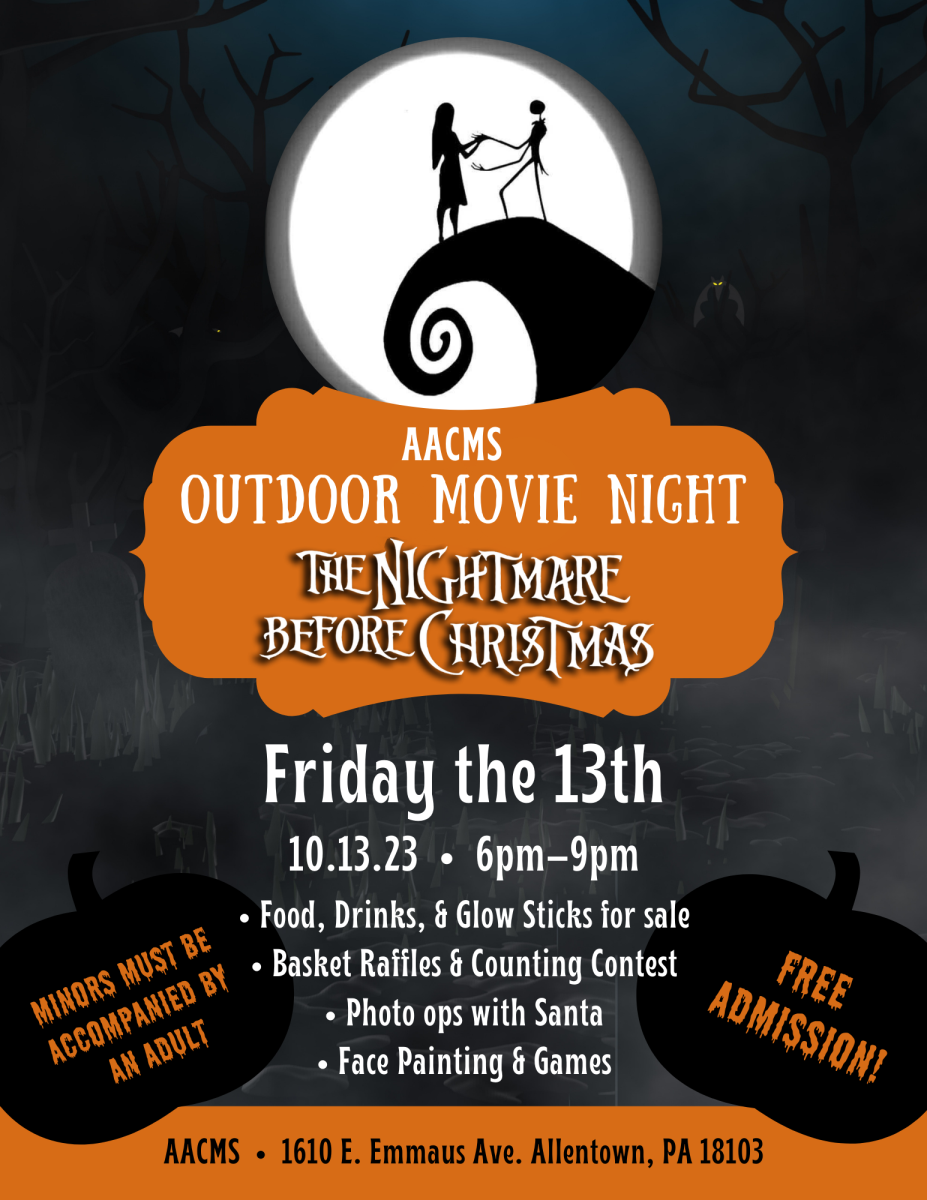 Outdoor Movie Night October 13th 6pm-9pm