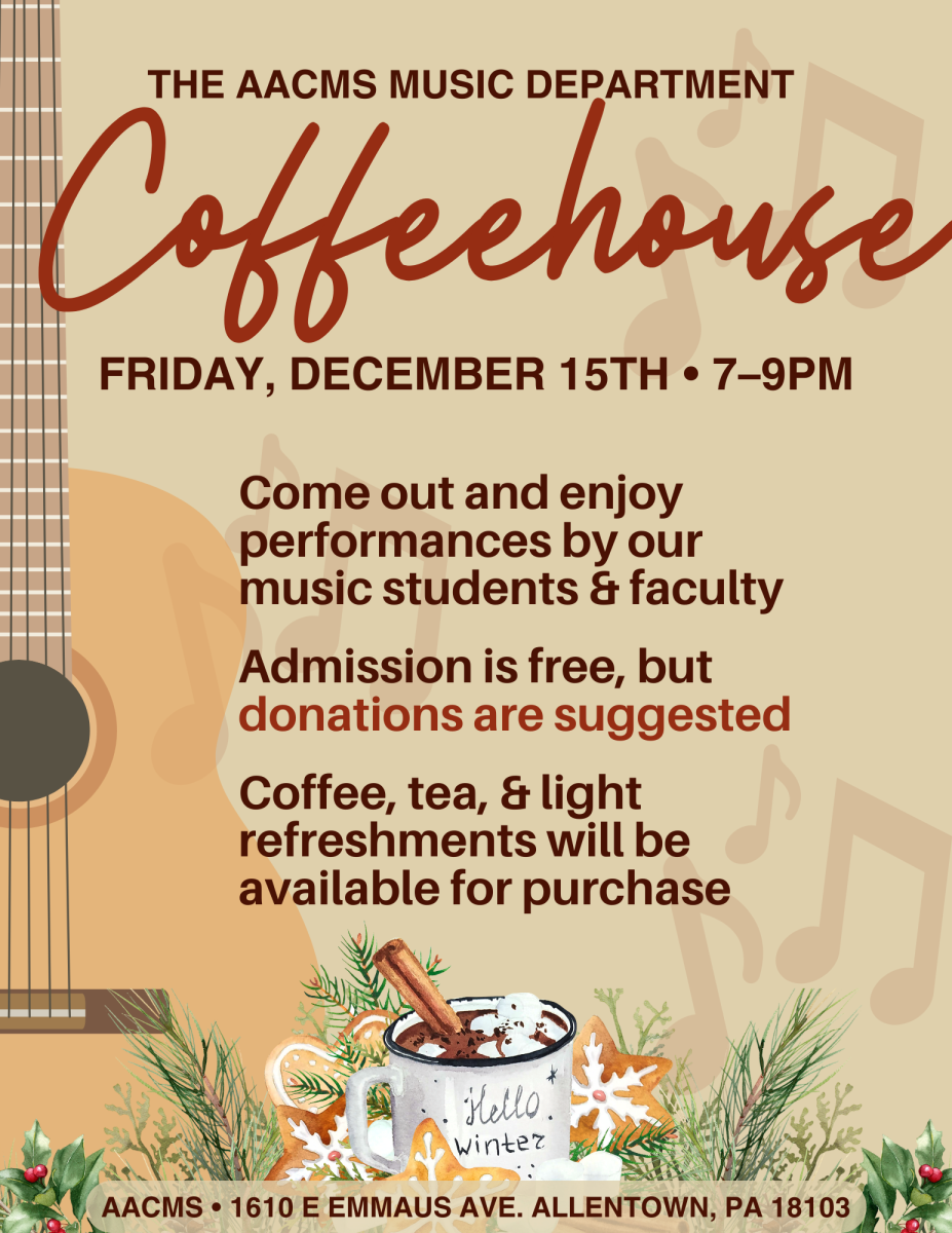 Music Department Coffeehouse Flyer with link to PDF