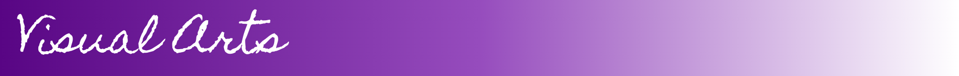 Visual Arts Header